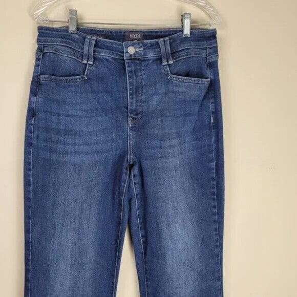 NYDJ Relaxed Straight Jeans Lift Tuck Technology Medium Wash - Picture 6 of 13